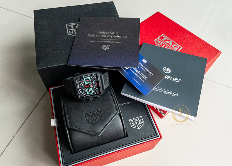 TAG Heuer Monaco Chronograph Titanium Turqouise
