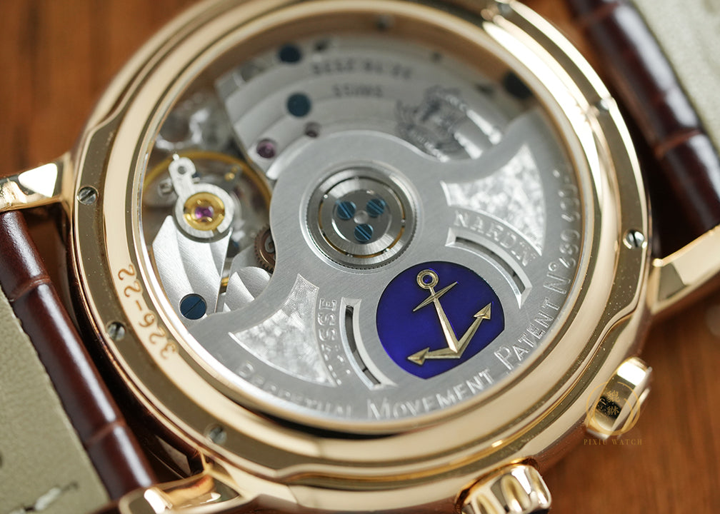 Ulysse GMT +/- Perpetual Rose Gold