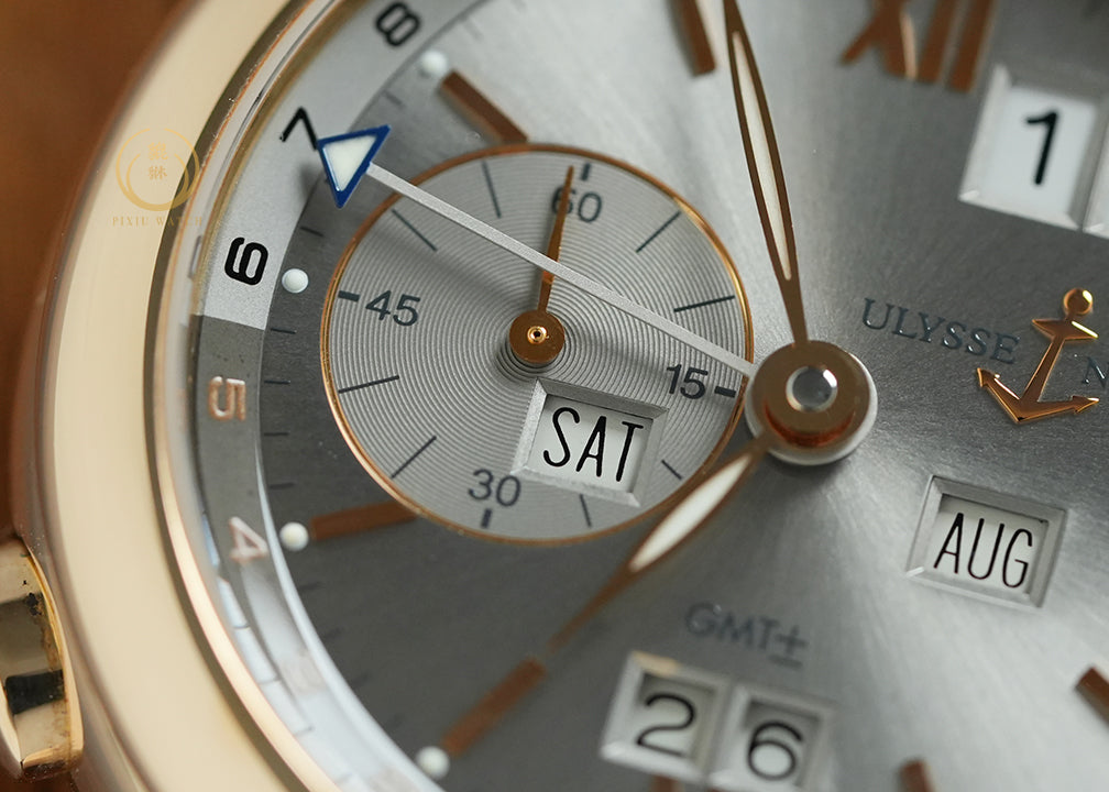 Ulysse GMT +/- Perpetual Rose Gold