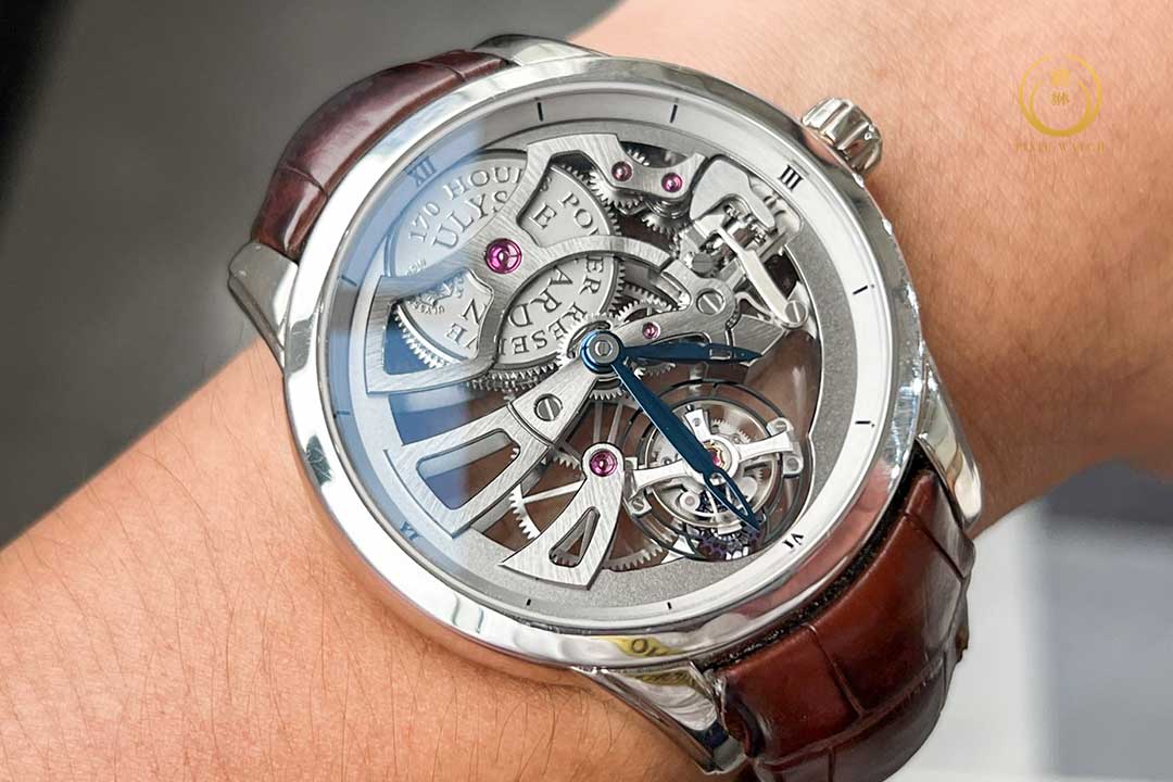 Ulysse Nardin Skeleton Tourbillon 1700-129 White Gold Limited 200 Pcs.
