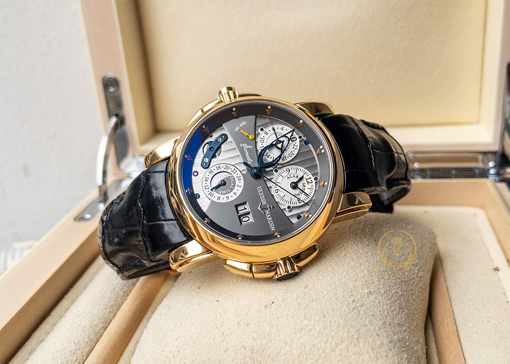 Ulysse Nardin Sonata Gong Dual Time Rose Gold