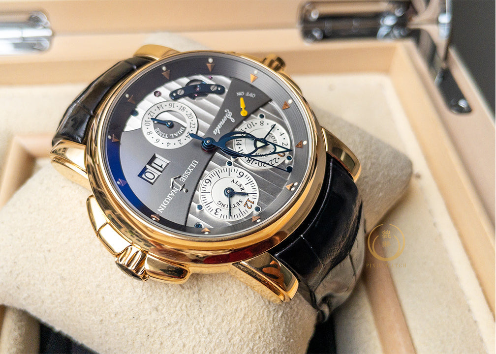 Ulysse Nardin Sonata Gong Dual Time Rose Gold