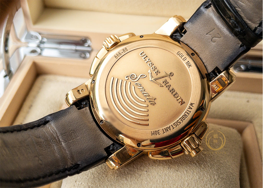 Ulysse Nardin Sonata Gong Dual Time Rose Gold