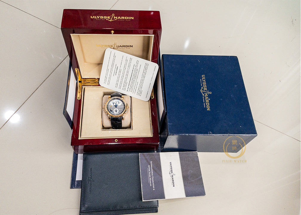 Ulysse Nardin Sonata Gong Dual Time Rose Gold