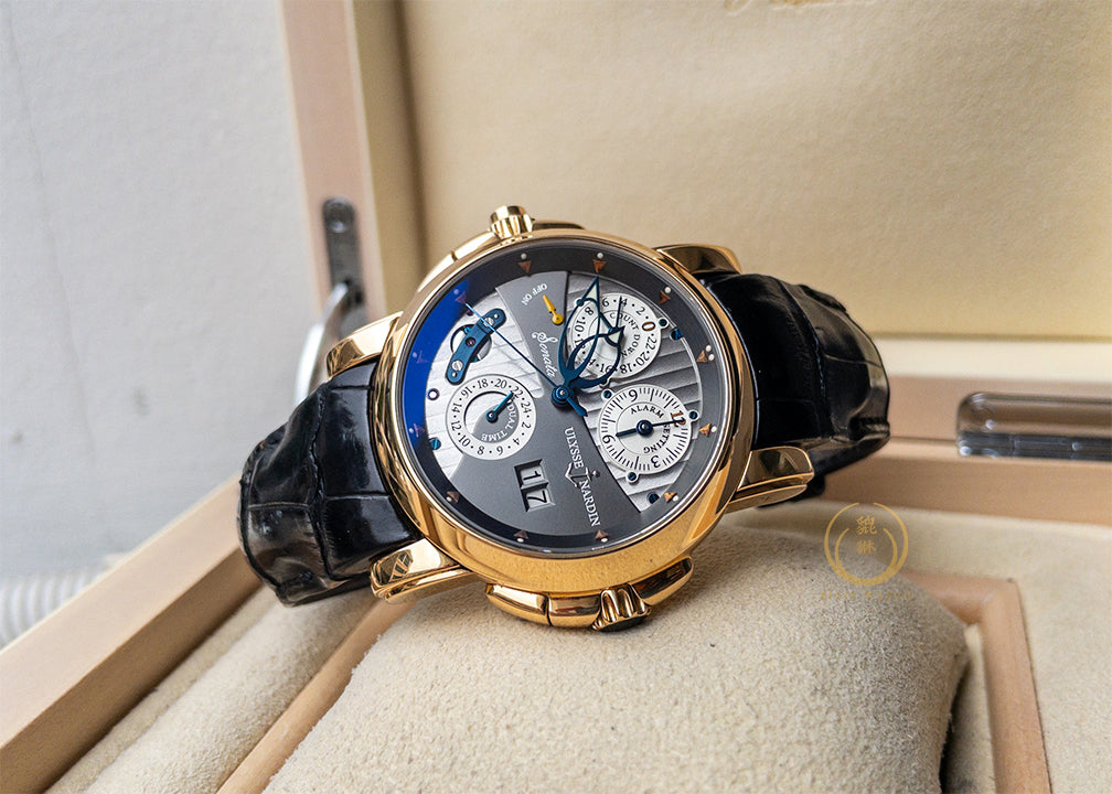 UN Sonata Gong Dual Time Rose Gold