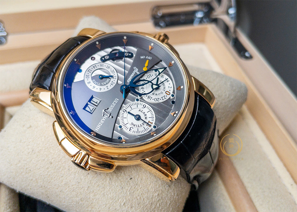 UN Sonata Gong Dual Time Rose Gold
