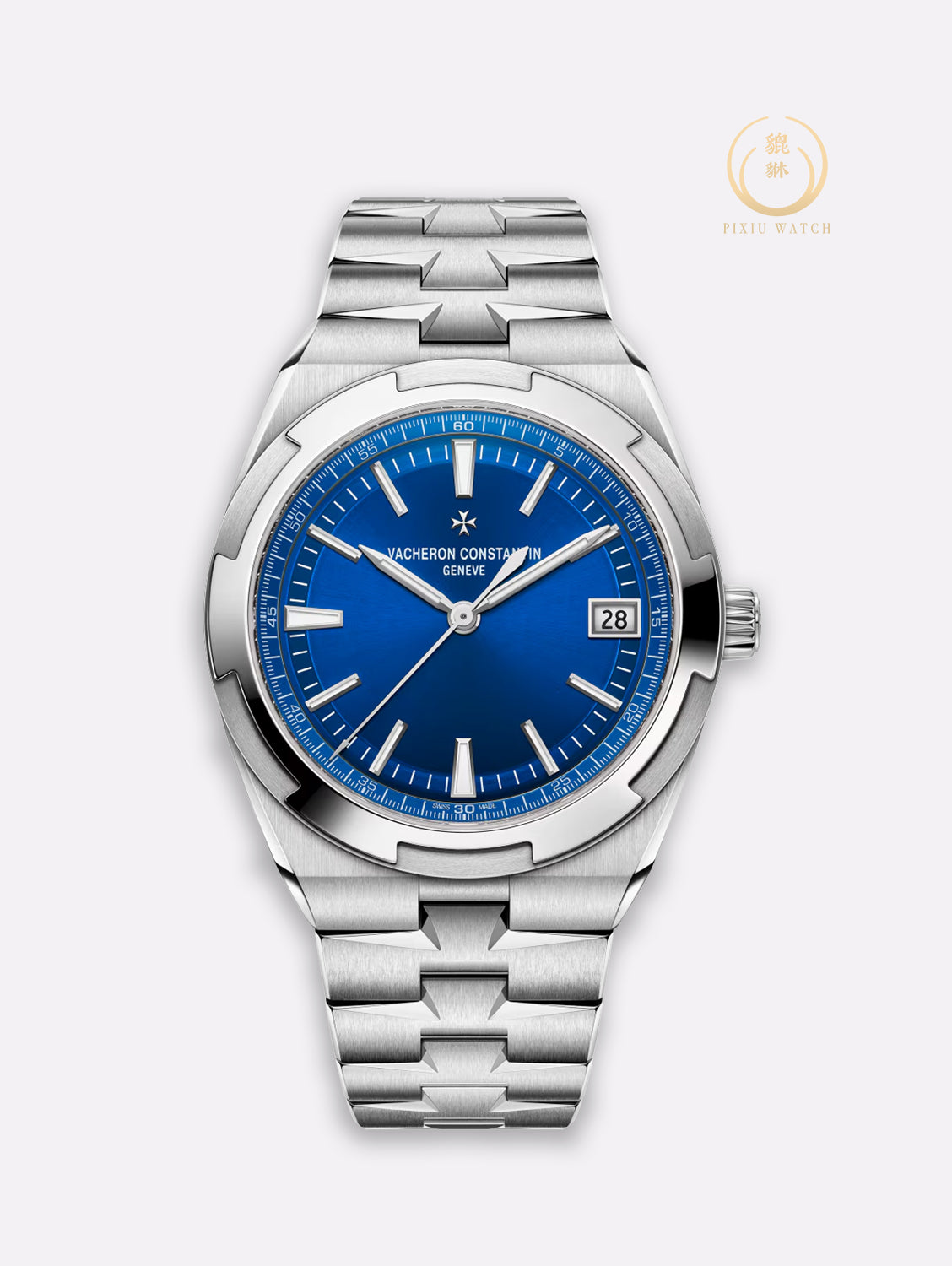 Vacheron Constantin Overseas Blue Sunburst Steel