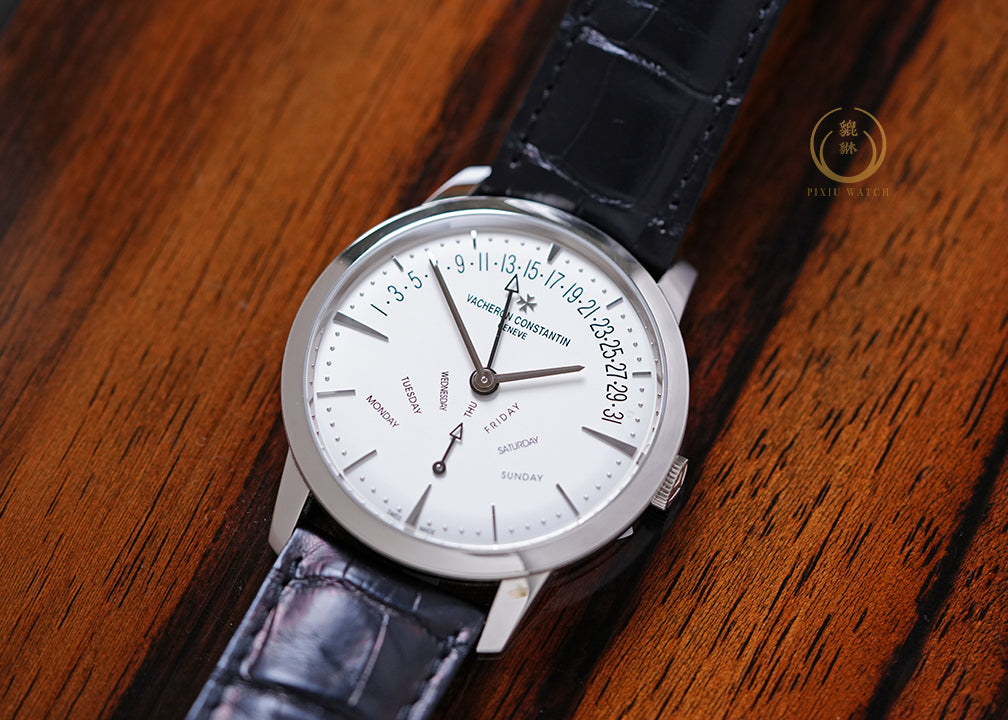 Vacheron Constanti Patrimony Retrograde Day-Date White Gold