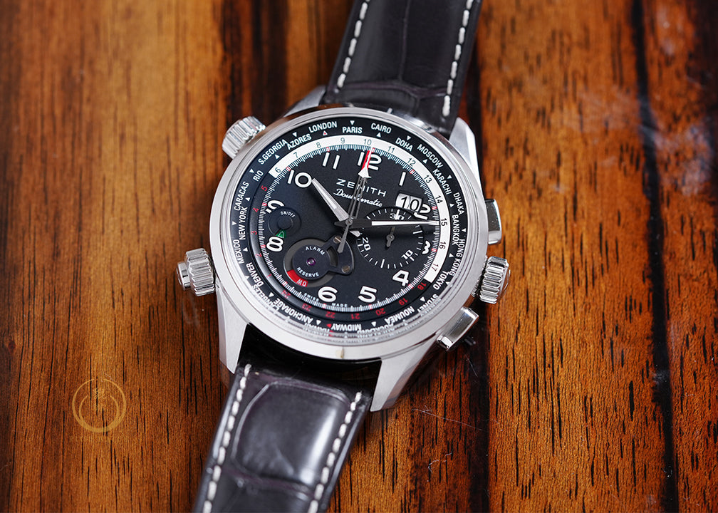 Zenith Pilot Doublematic Steel