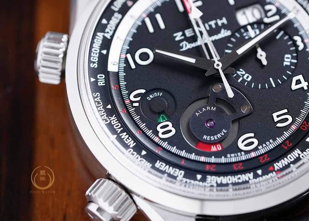 Zenith Pilot Doublematic Steel