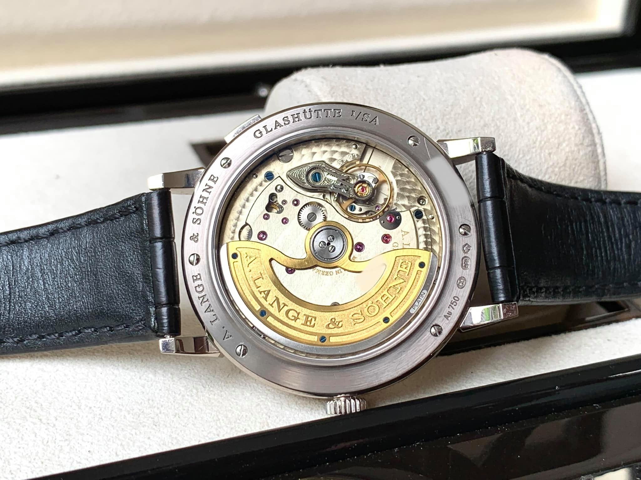 A. Lange & Sohne Saxonia Moonphase White Gold