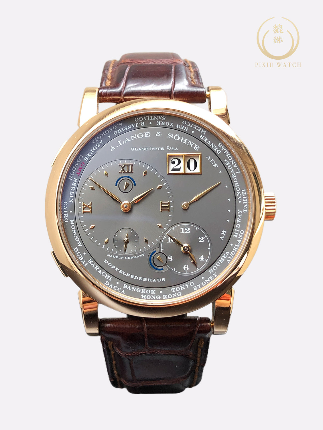 A.Lange & Sohne Lange 1 Time Zone Rose Gold