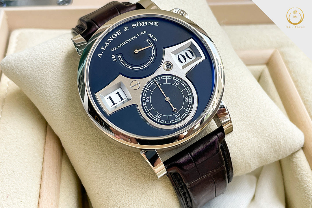 A. Lange & Sohne Zeitwerk 18K White Gold