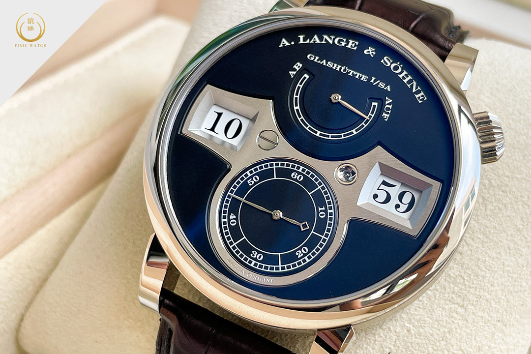 A. Lange & Sohne Zeitwerk 18K White Gold