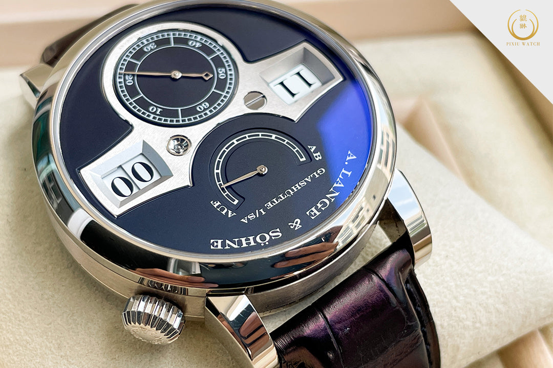 A. Lange & Sohne Zeitwerk 18K White Gold