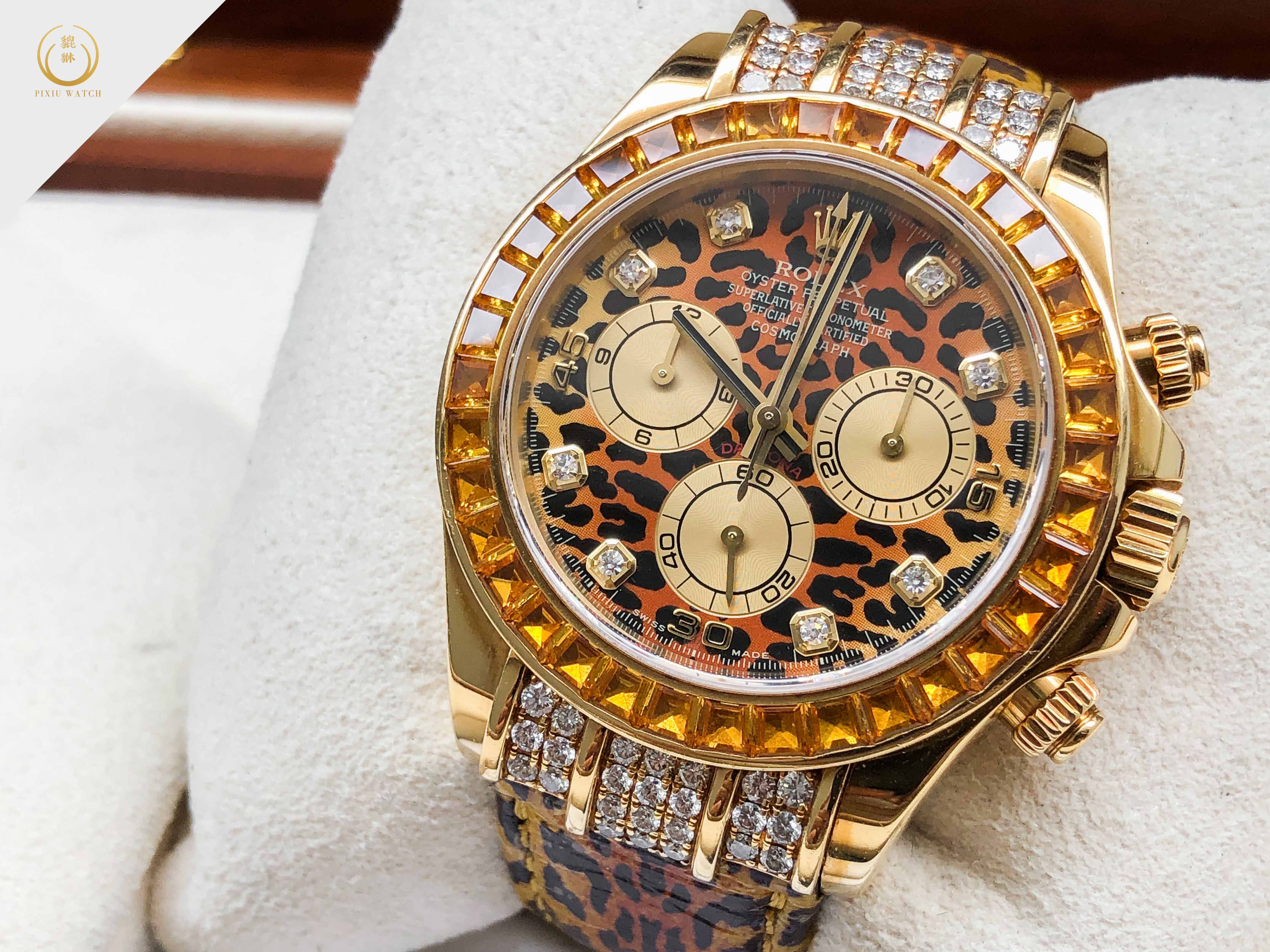 Rolex Daytona Leopard Yellow Gold