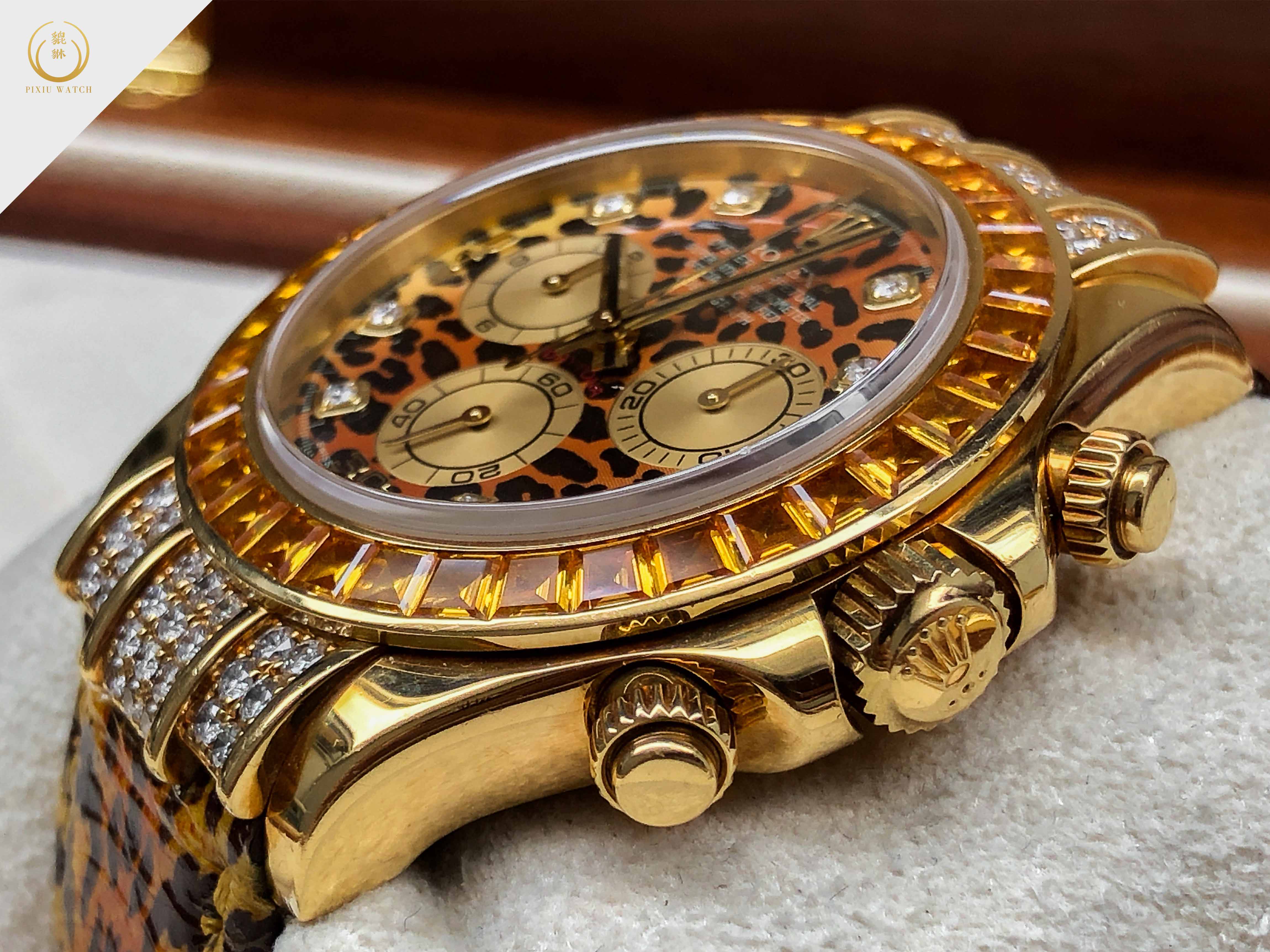 Rolex Daytona Leopard Yellow Gold