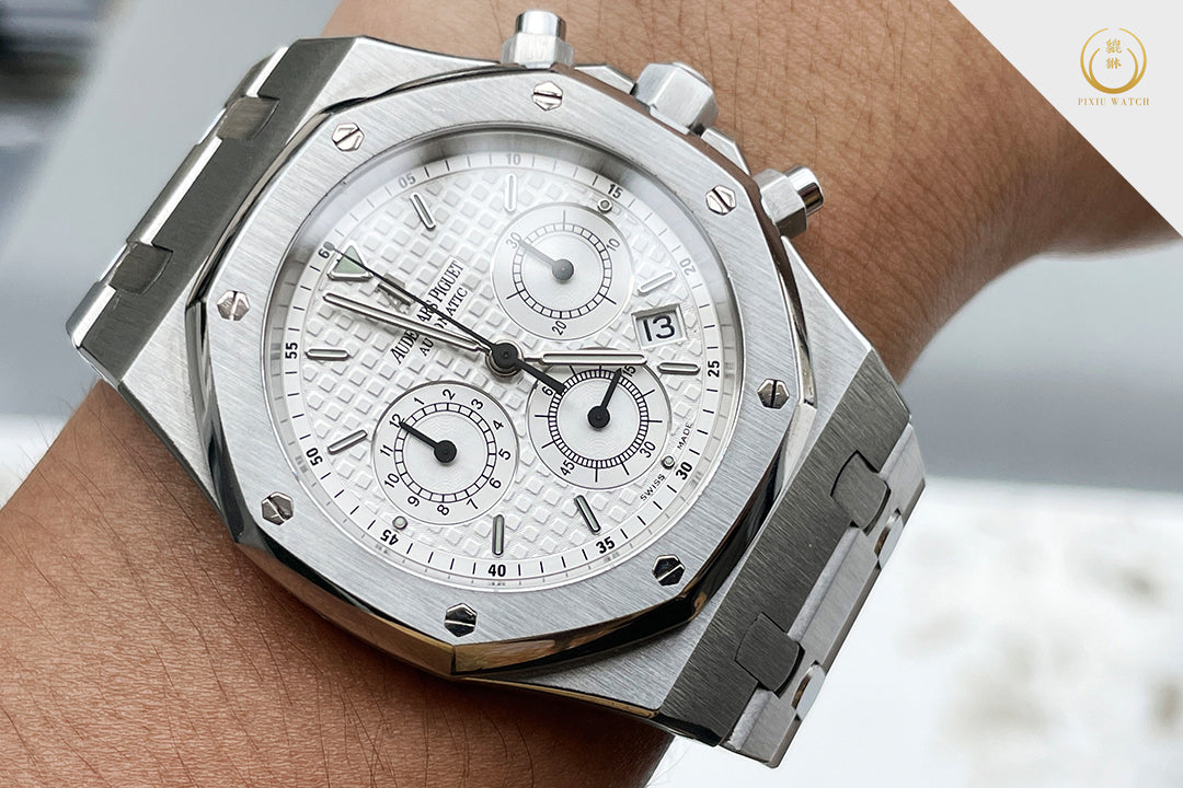Audemars Piguet Royal Oak Chronograph White Dial