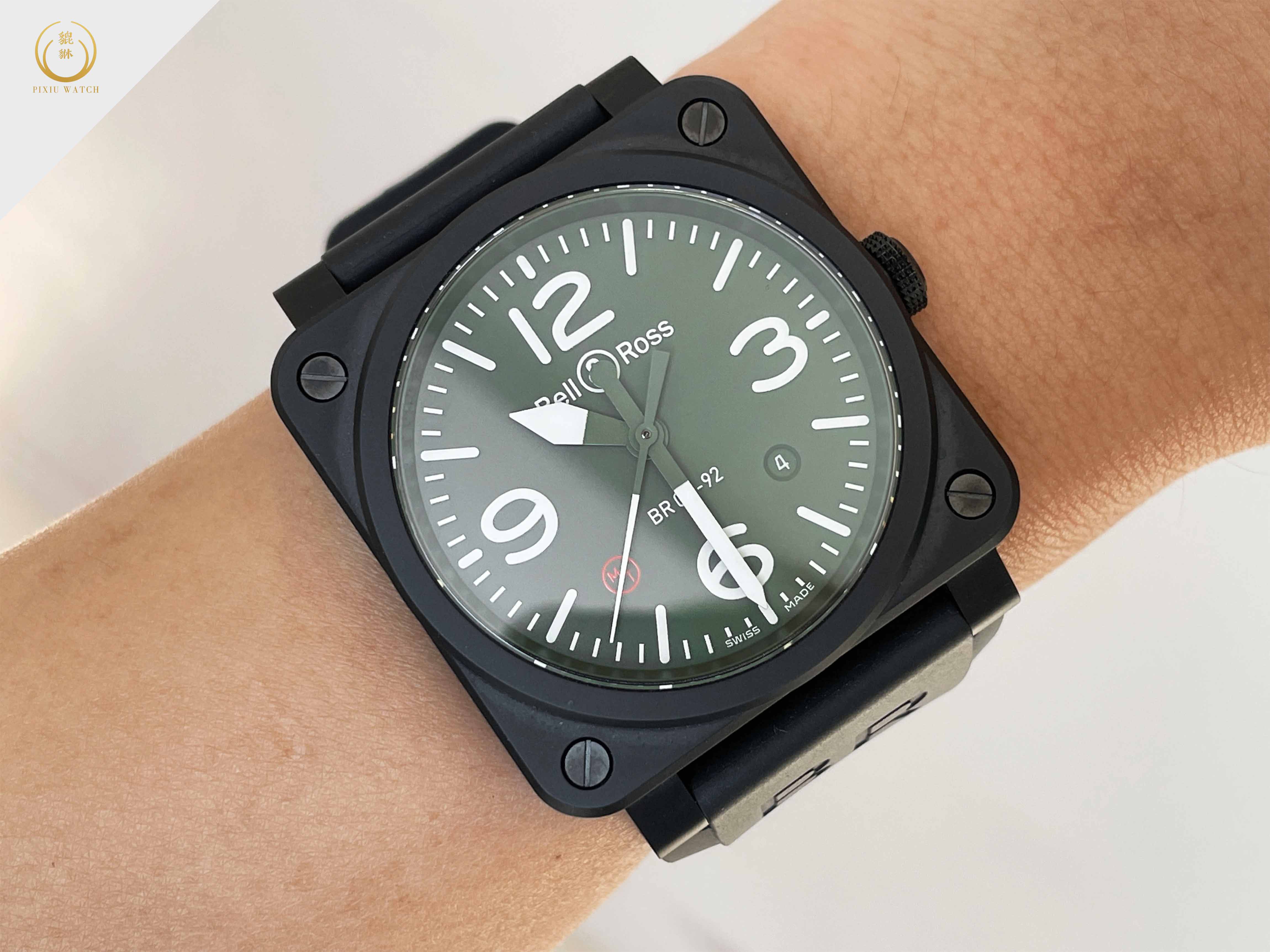 Bell & Ross Aviation BR03-92 Military Ceramic