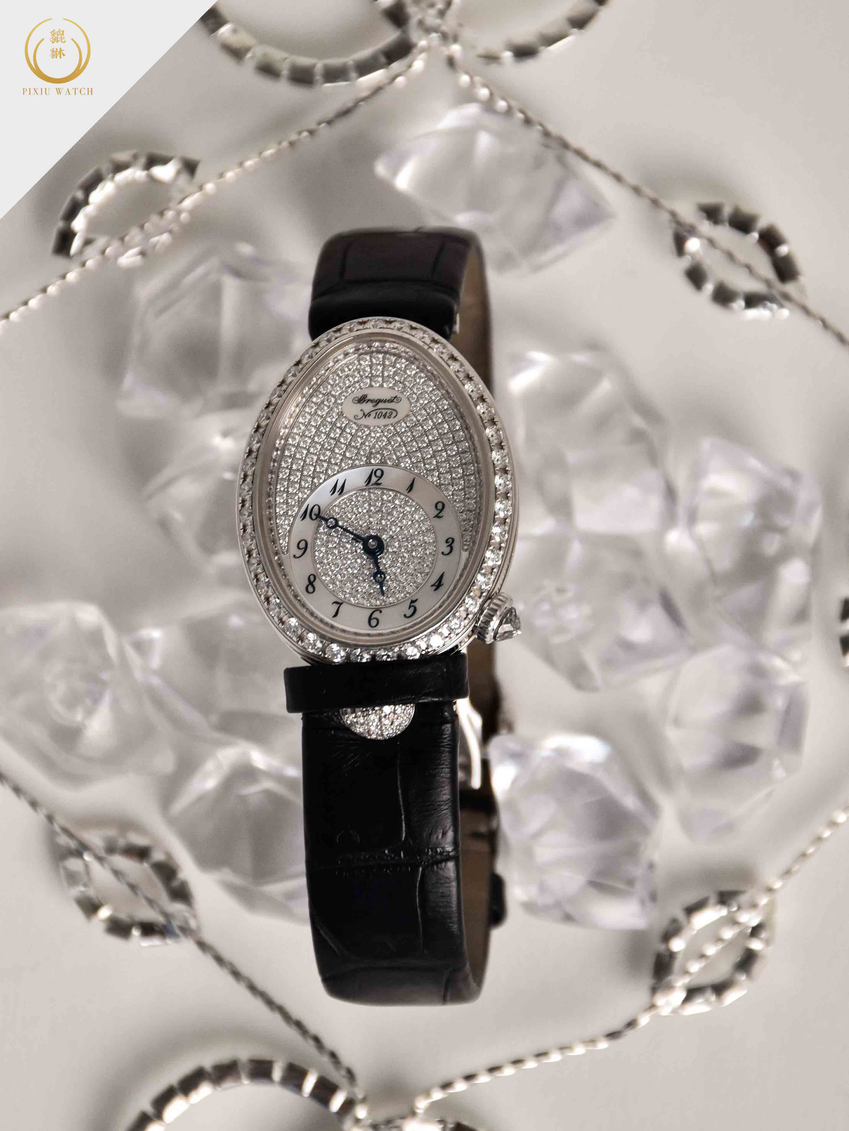 Breguet Reine De Naples White Gold Diamond