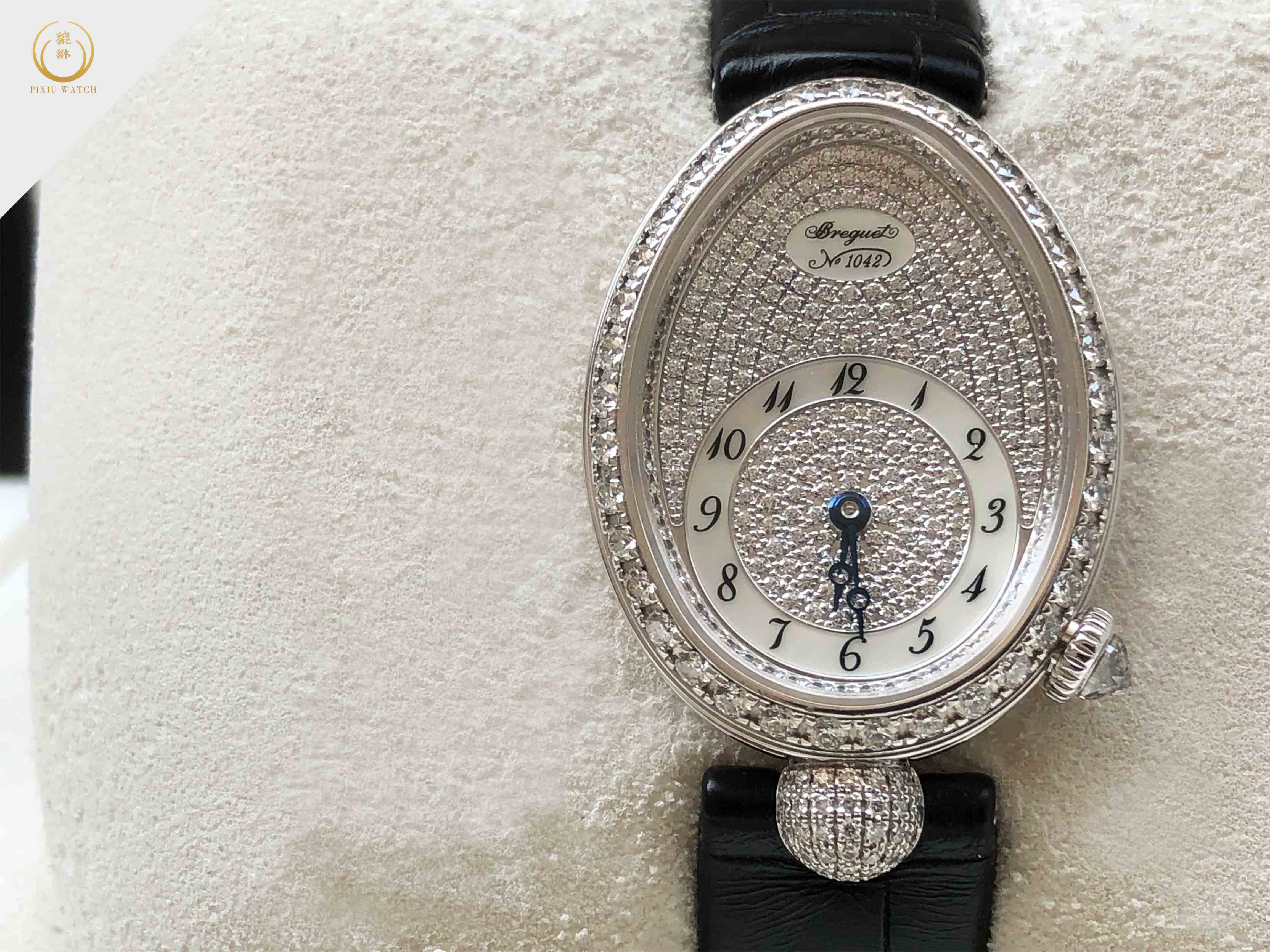 Breguet Reine De Naples White Gold Diamond