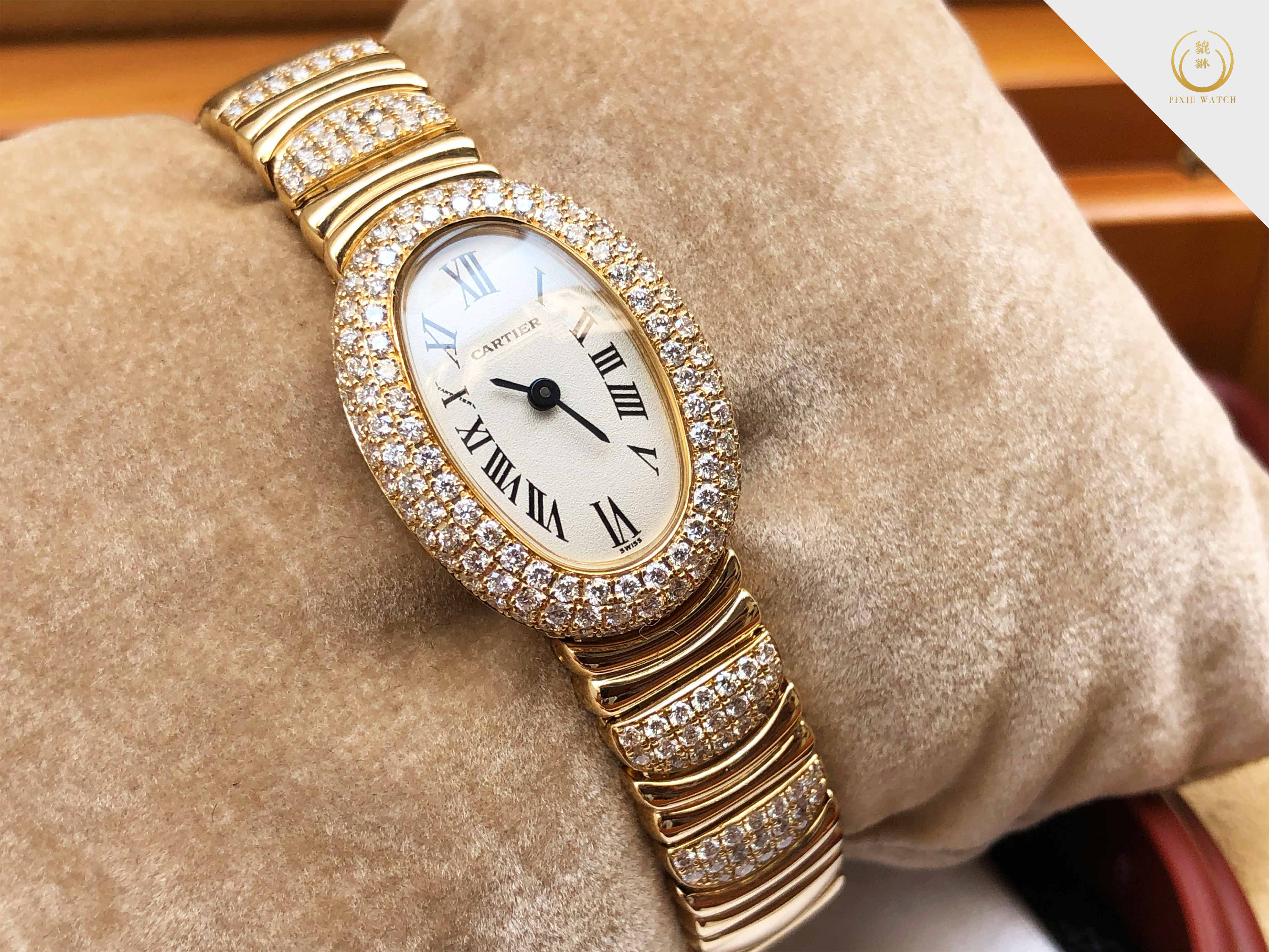 Cartier Baignoire Mini 18K Yellow Gold (Ref. 2368)