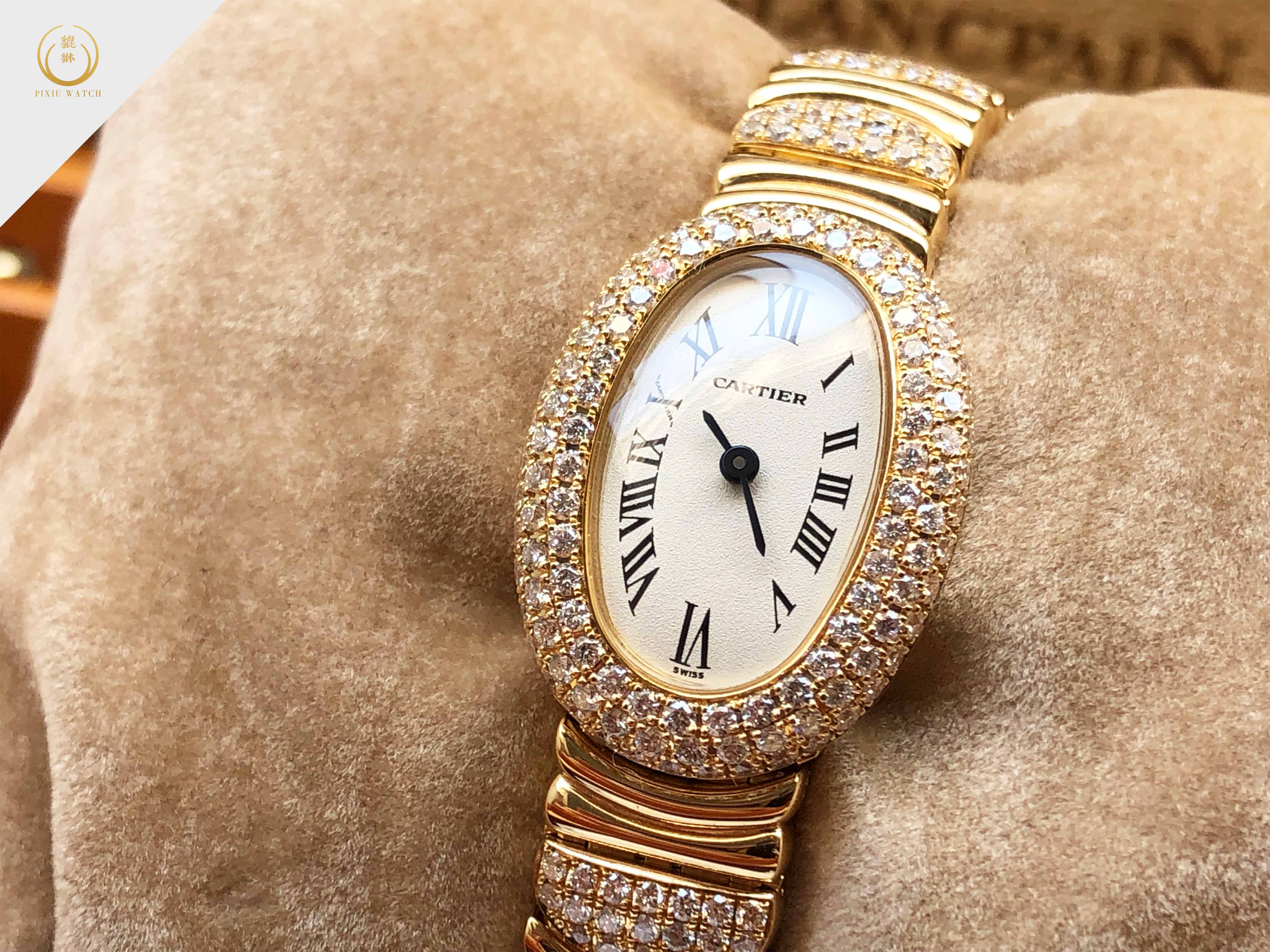 Cartier Baignoire Mini 18K Yellow Gold (Ref. 2368)