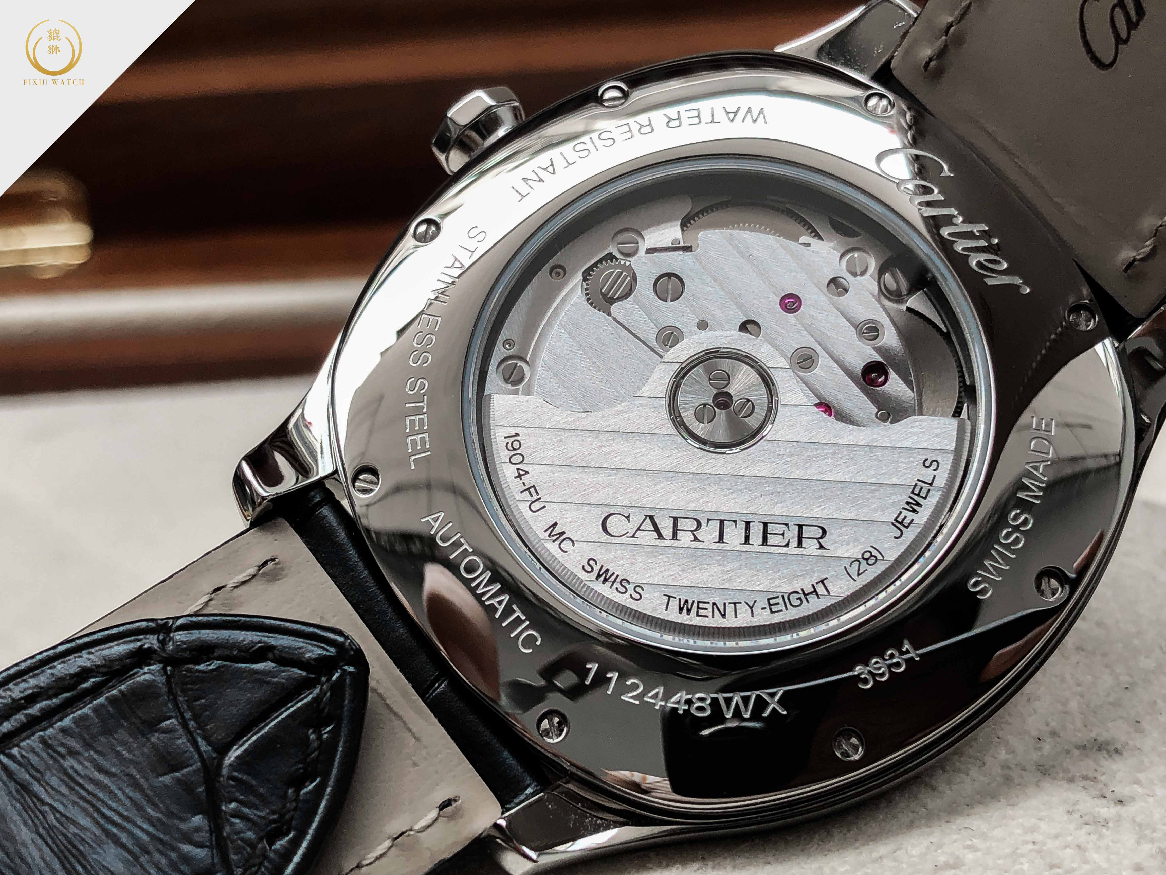 Cartier drive time zone retrograde big date