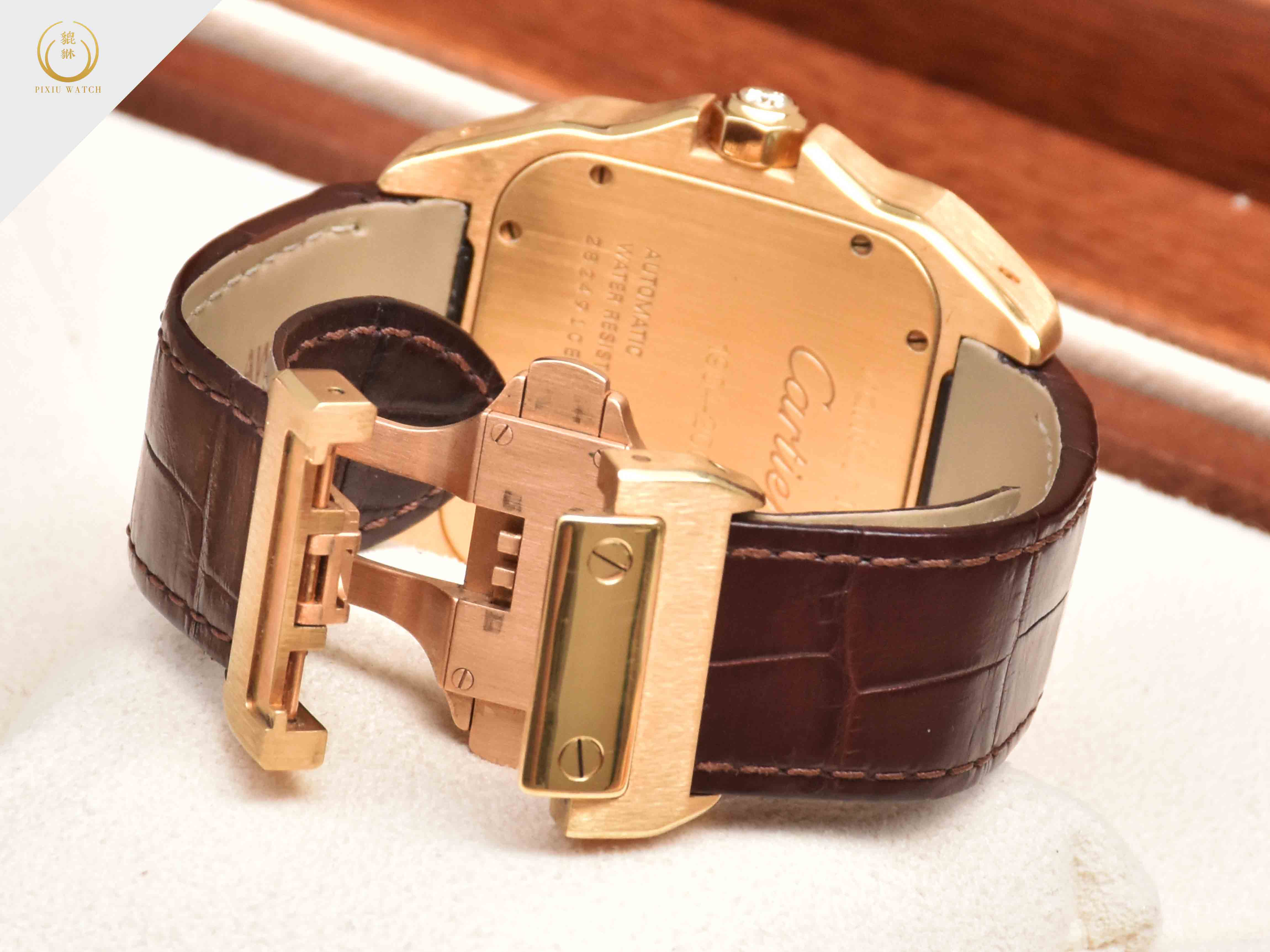 Santos 100 Yellow Gold Diamond
