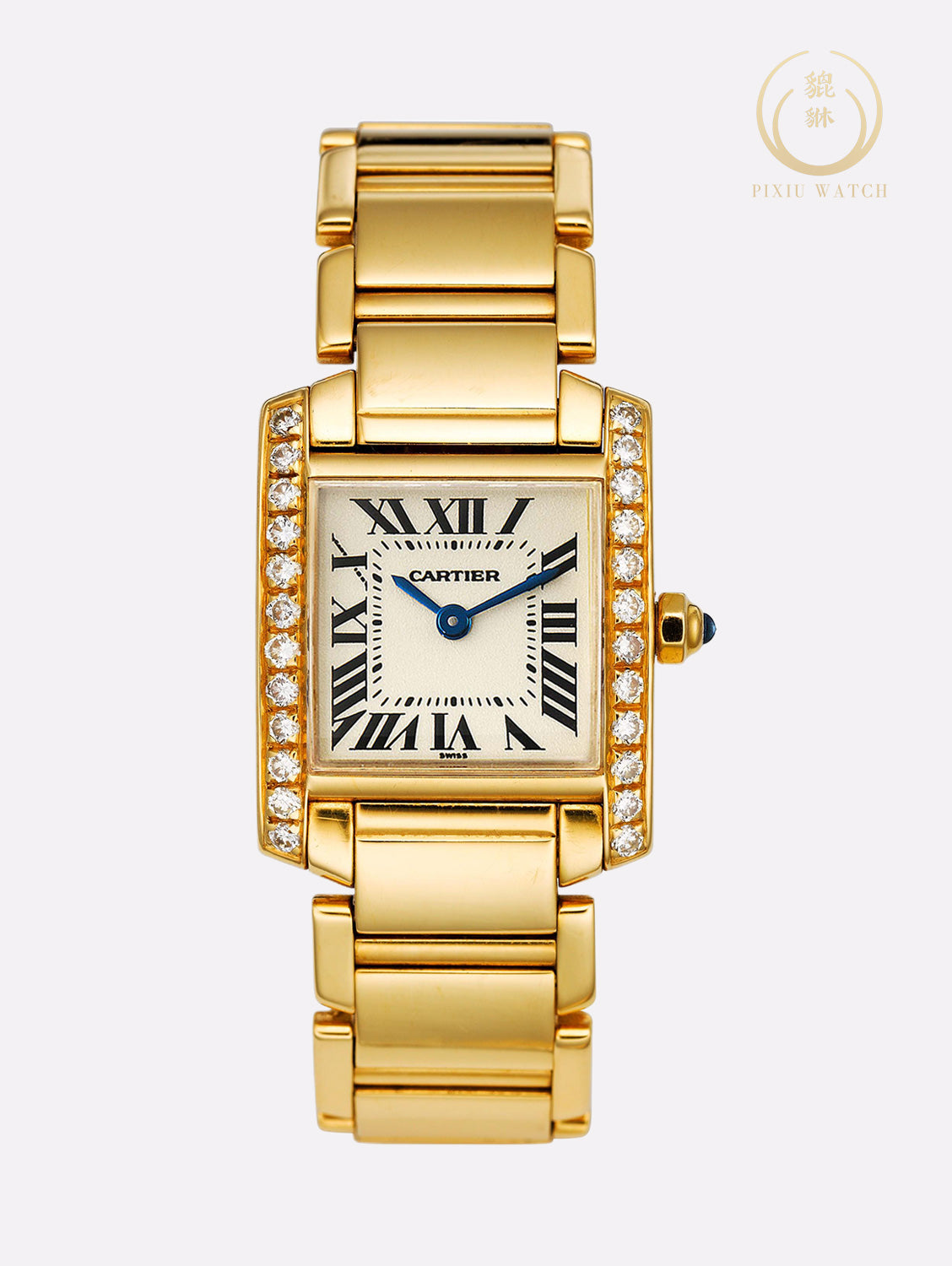 Cartier Tank Francaise Lady Diamond Rose Gold