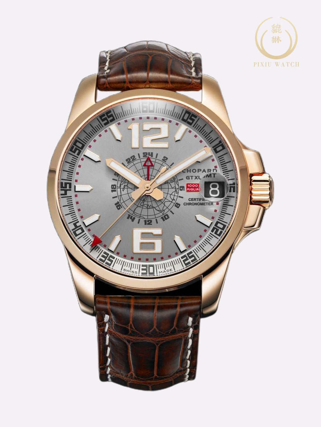 Chopard Mille Miglia GT XL GMT 18K Rose Gold (Ref. 161277-5001)