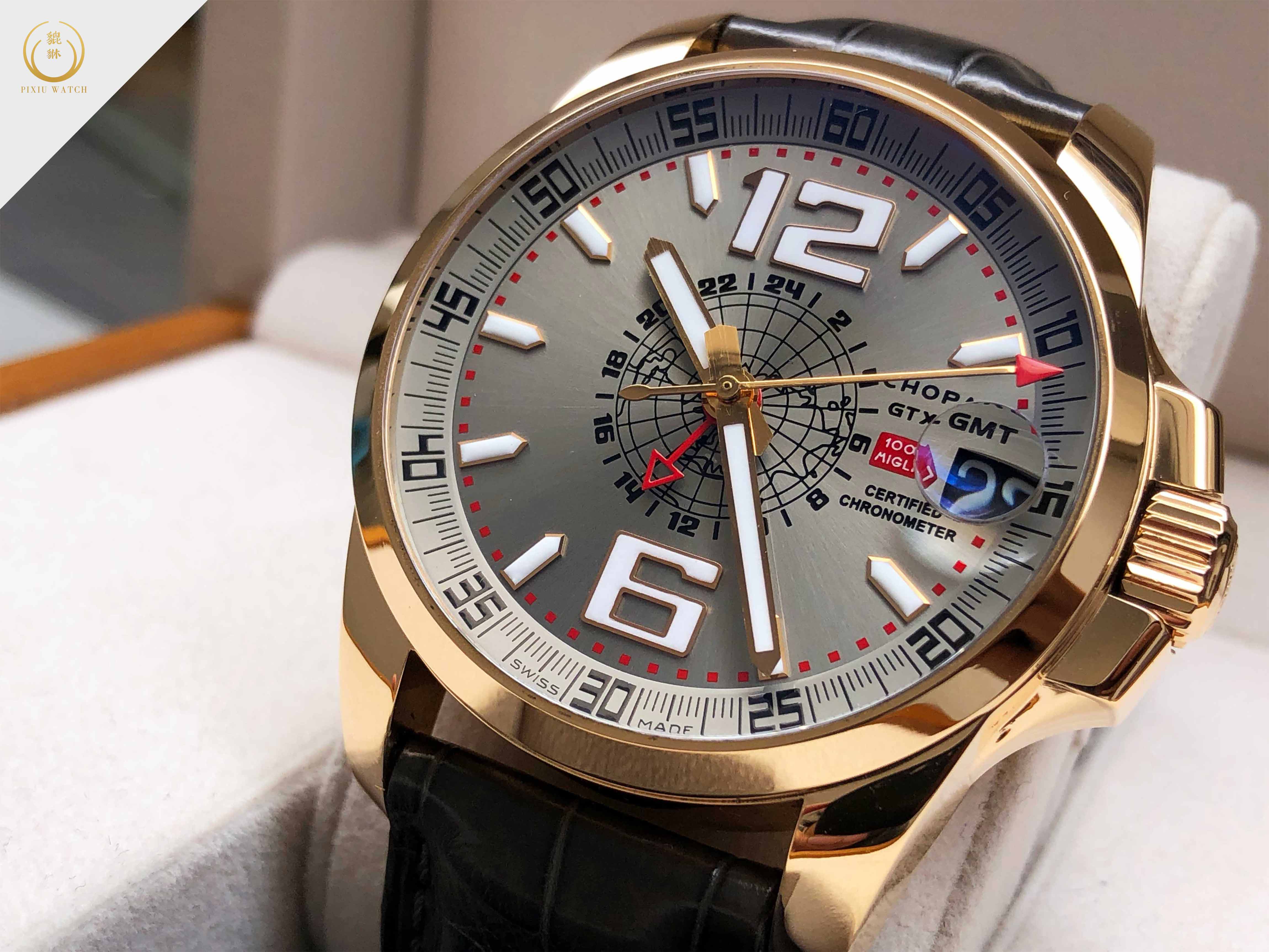 Chopard Mille Miglia GT XL GMT 18K Rose Gold (Ref. 161277-5001)