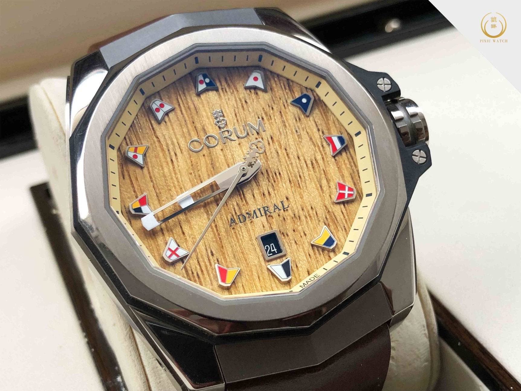 Corum Admiral Wood Dial