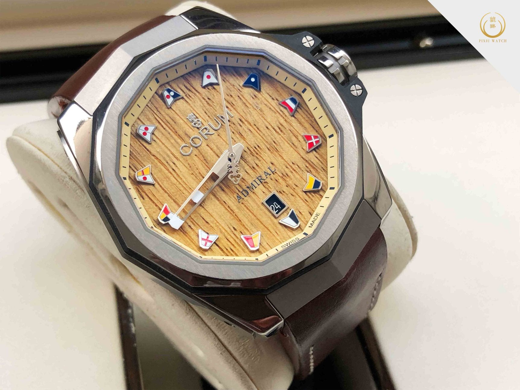 Corum Admiral Wood Dial