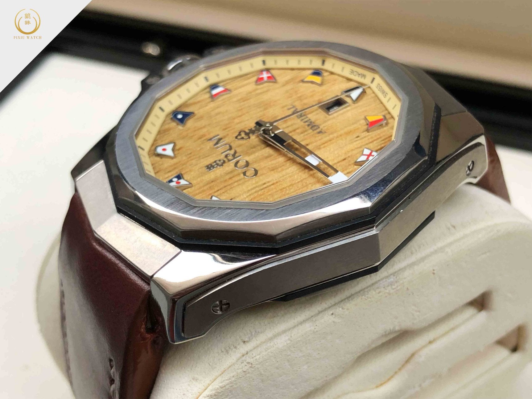Corum Admiral Wood Dial