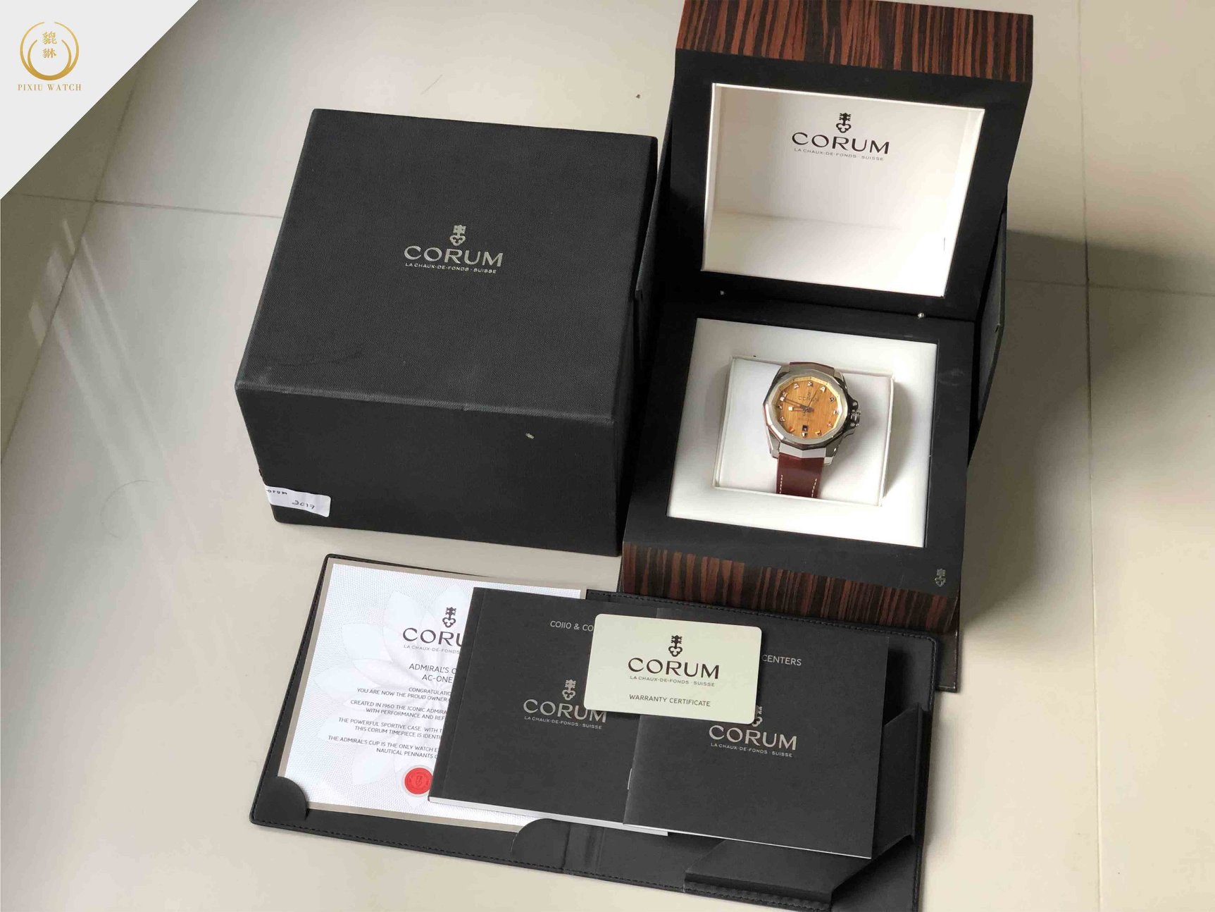 Corum Admiral Wood Dial