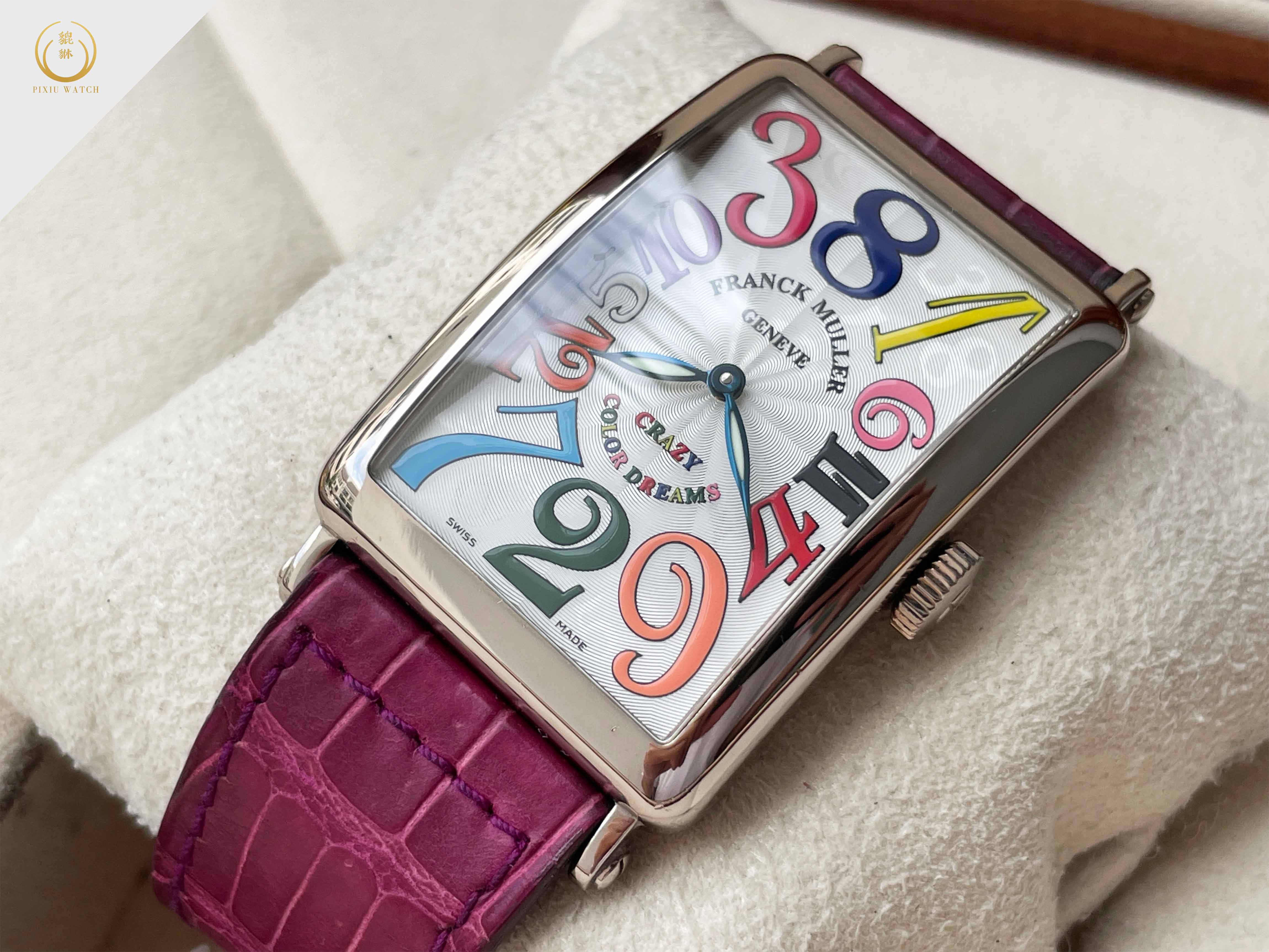 Franck Muller Long Island Crazy Hours 18K White Gold