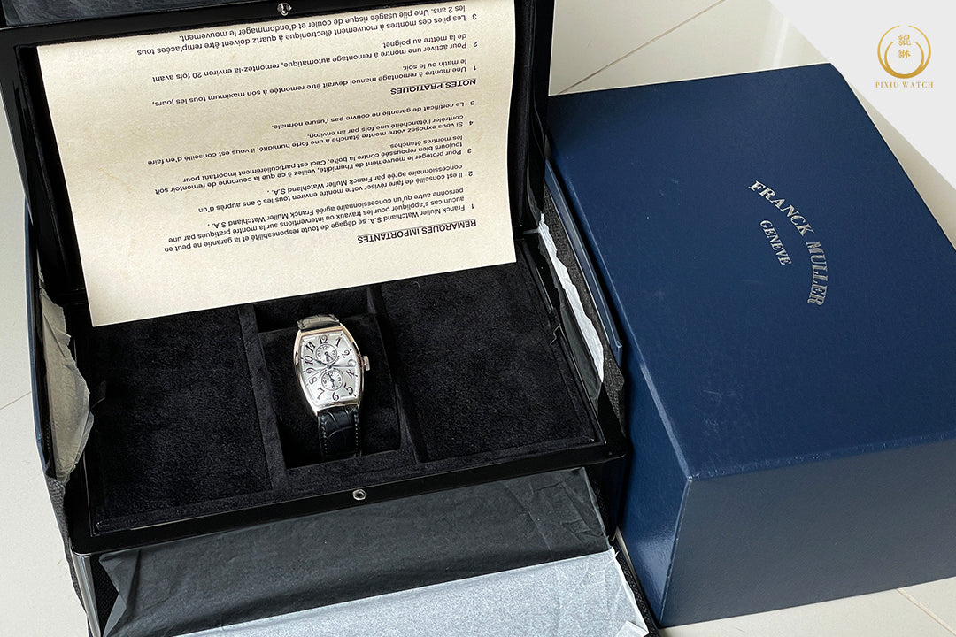 Franck Muller Master Banker Triple Time Zone White Gold