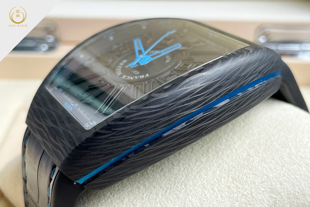 "New” Franck Muller Vanguard Classical Carbon Blue