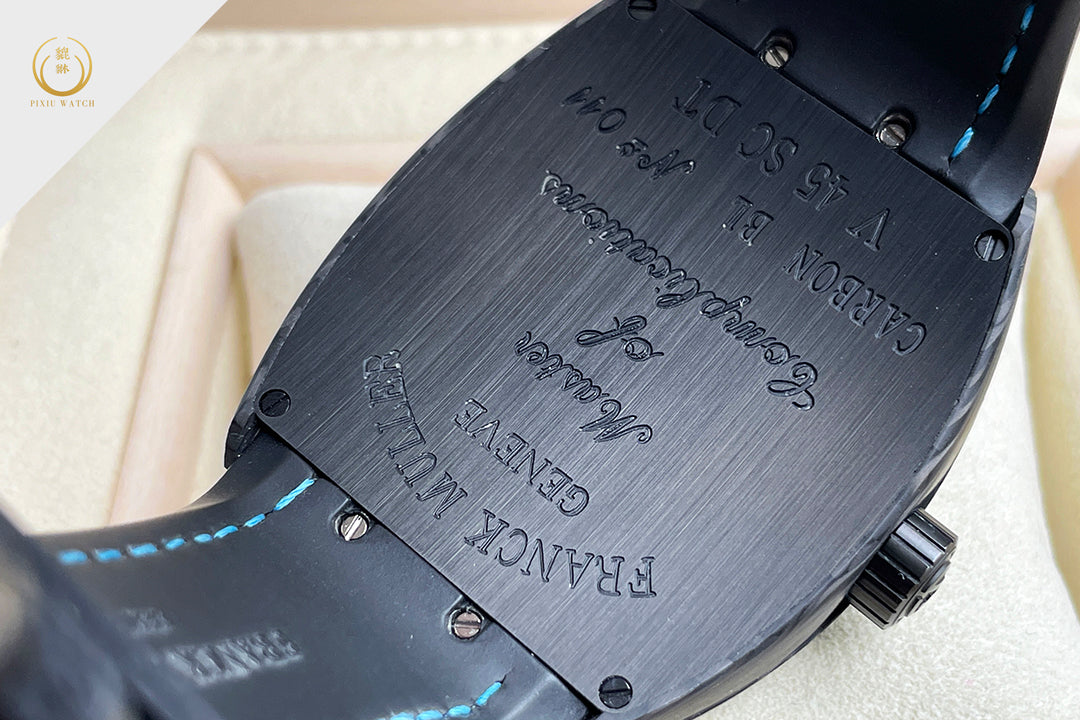 "New” Franck Muller Vanguard Classical Carbon Blue