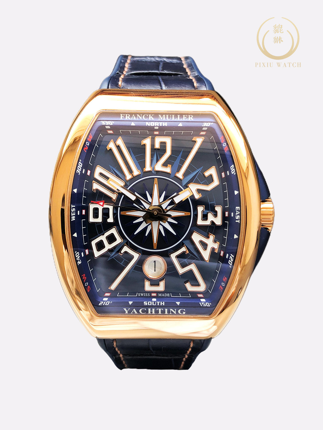 Franck Muller Vanguard Yachting Rose Gold.