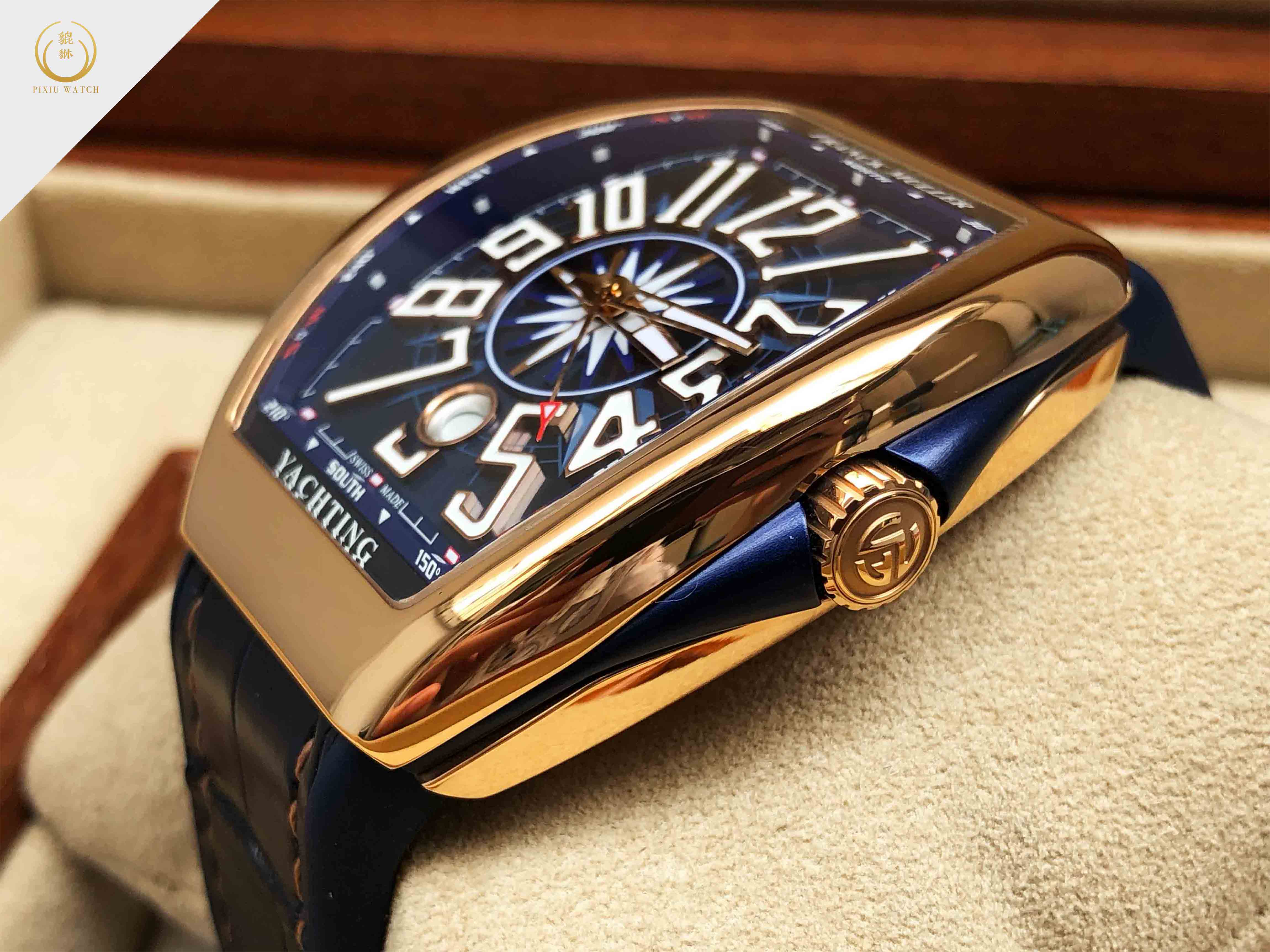 Franck Muller Vanguard Yachting Rose Gold.