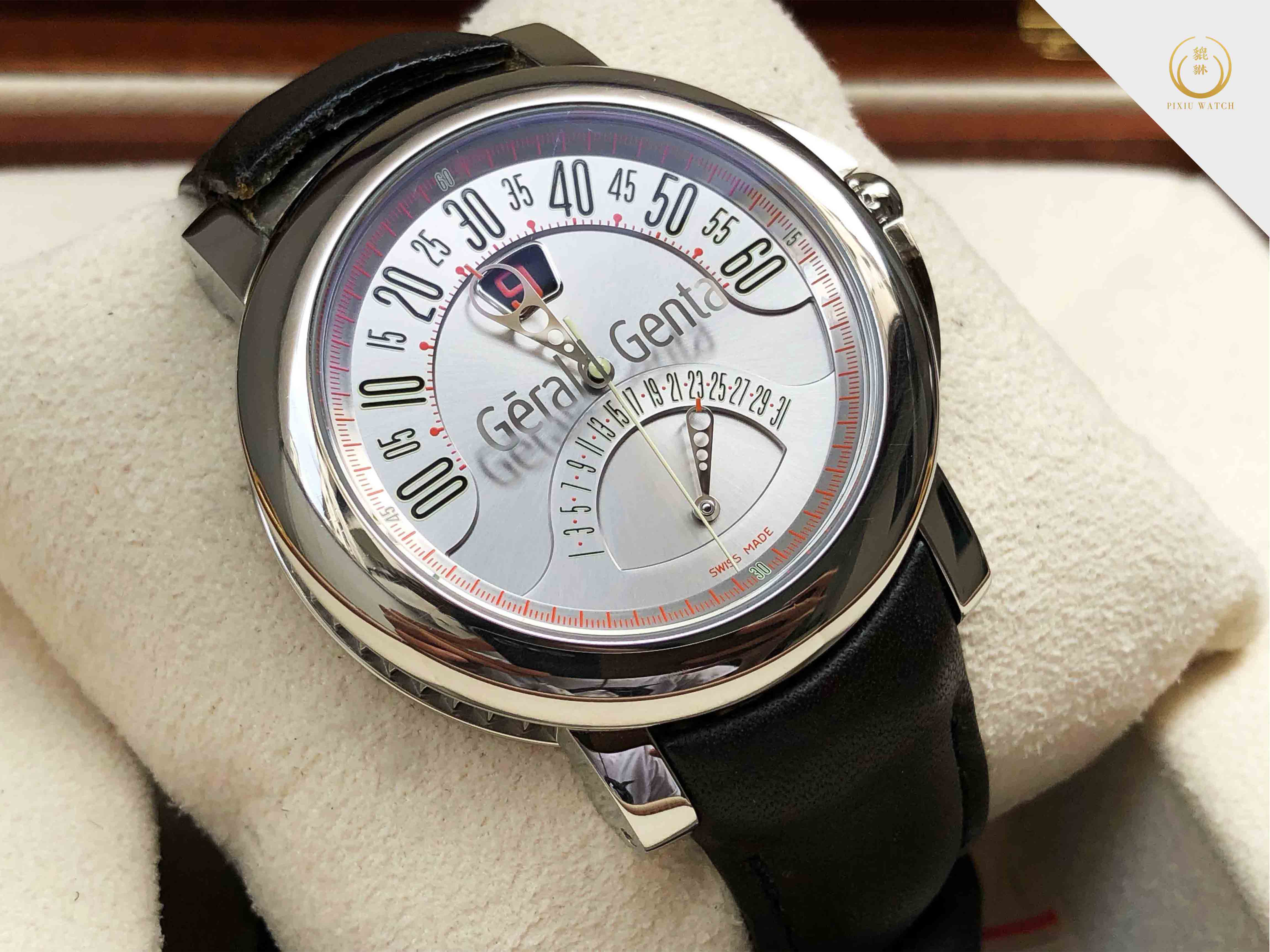 Gerald Genta Arena Biretro Retrograde