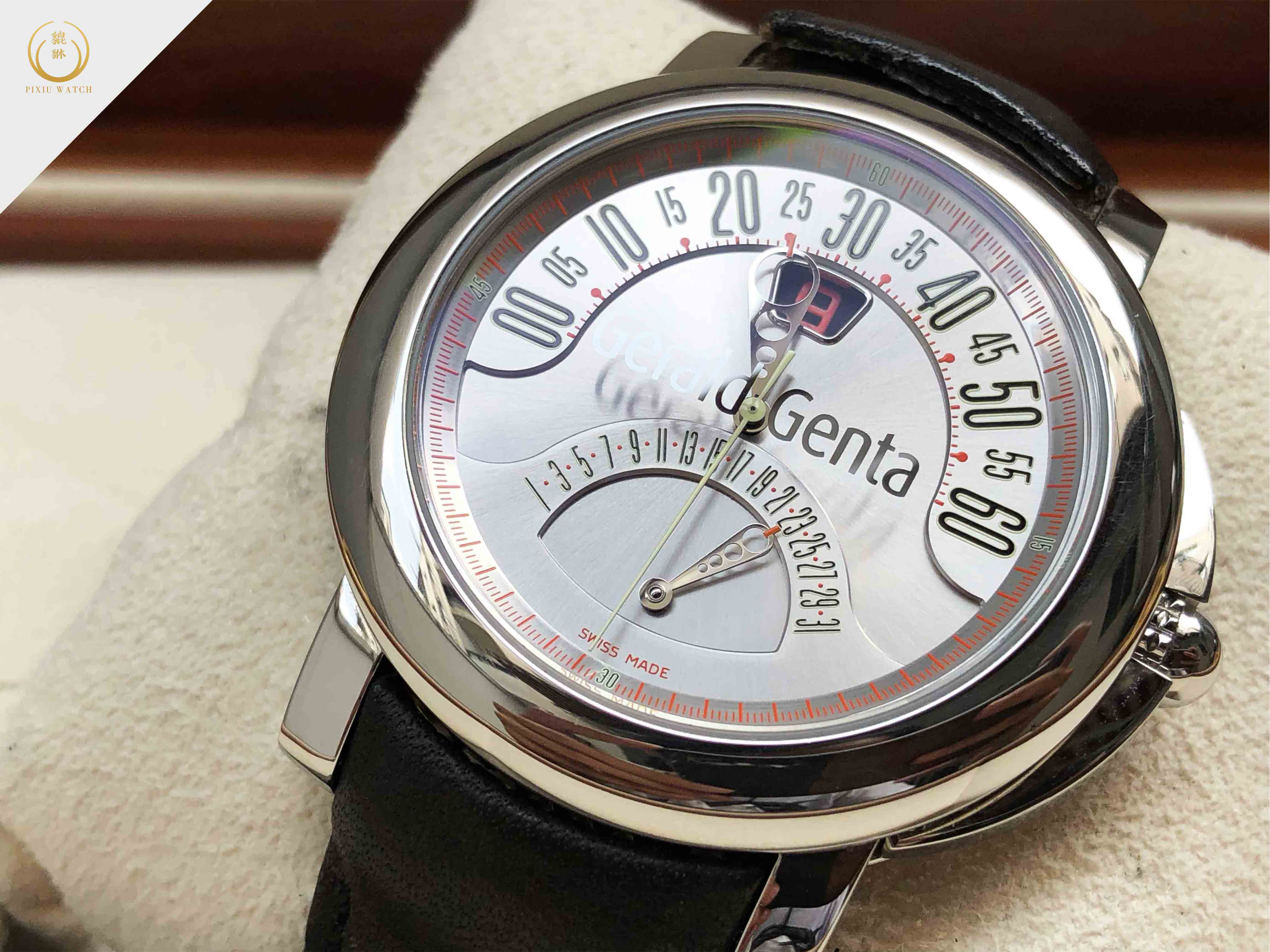 Gerald Genta Arena Biretro Retrograde