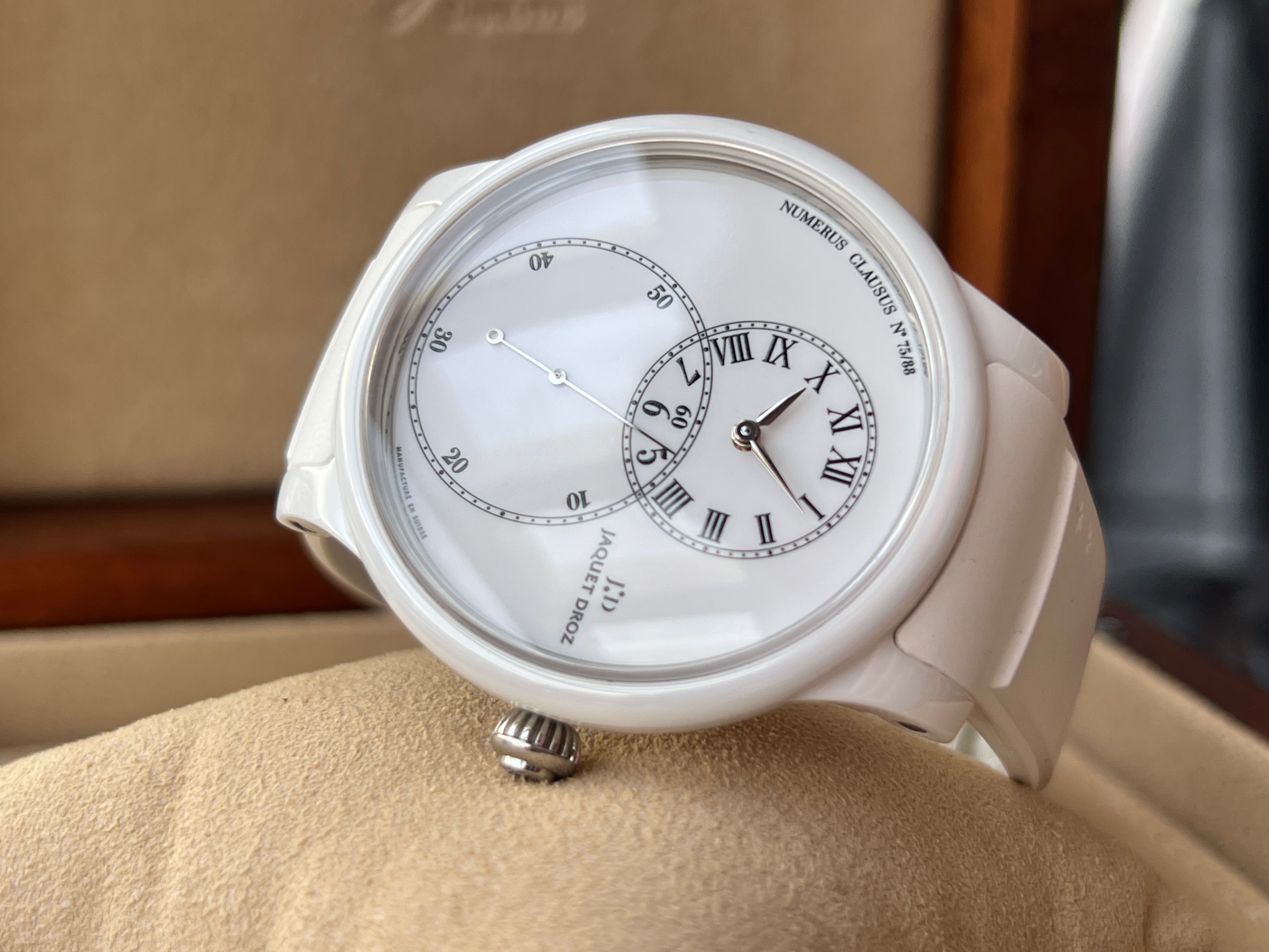 Jaquet Droz Grande Seconde White Ceramic Limited 88 Pcs.