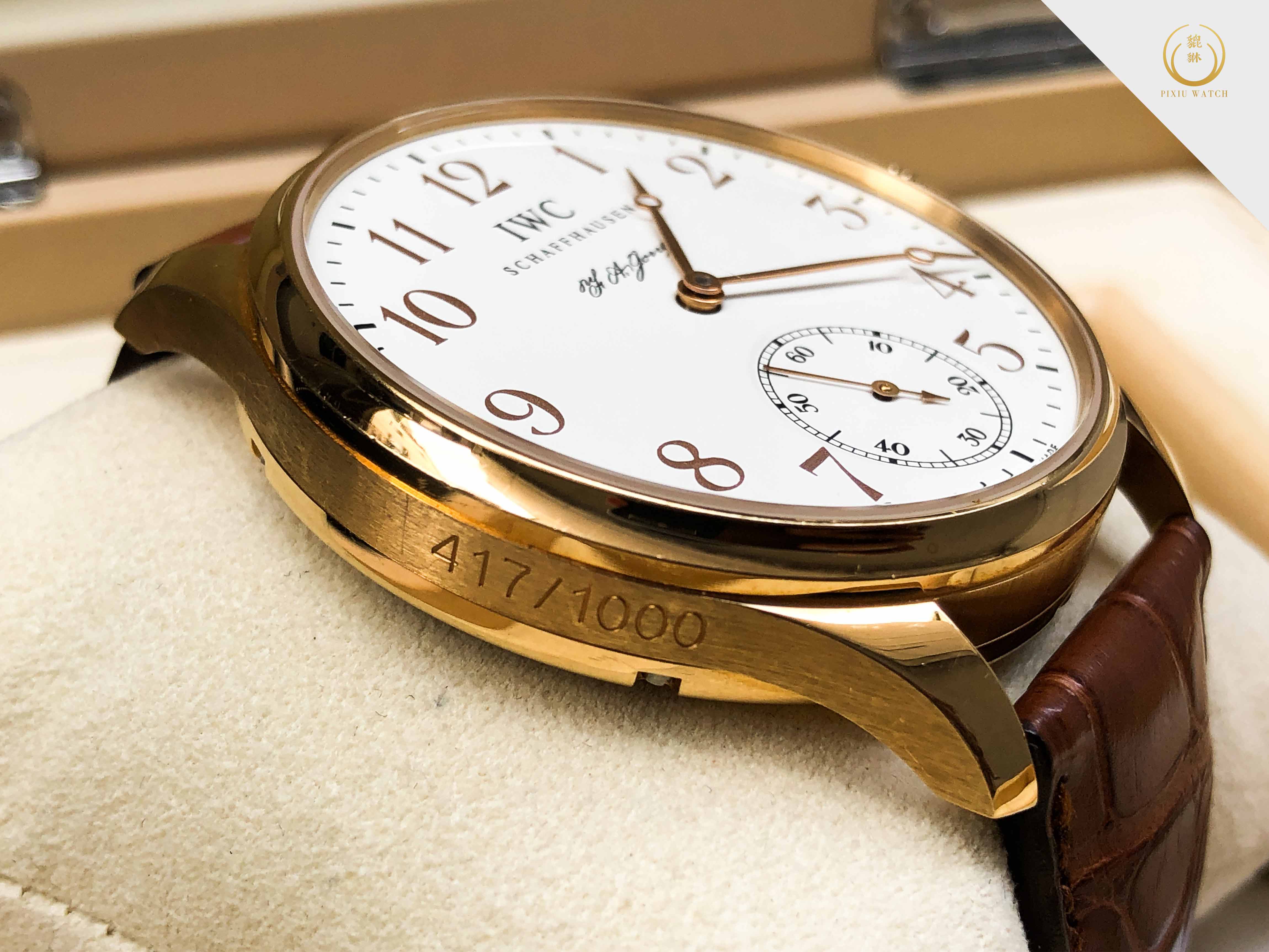 IWC Portugieser F.A. Jones Pink Gold Limited Edition