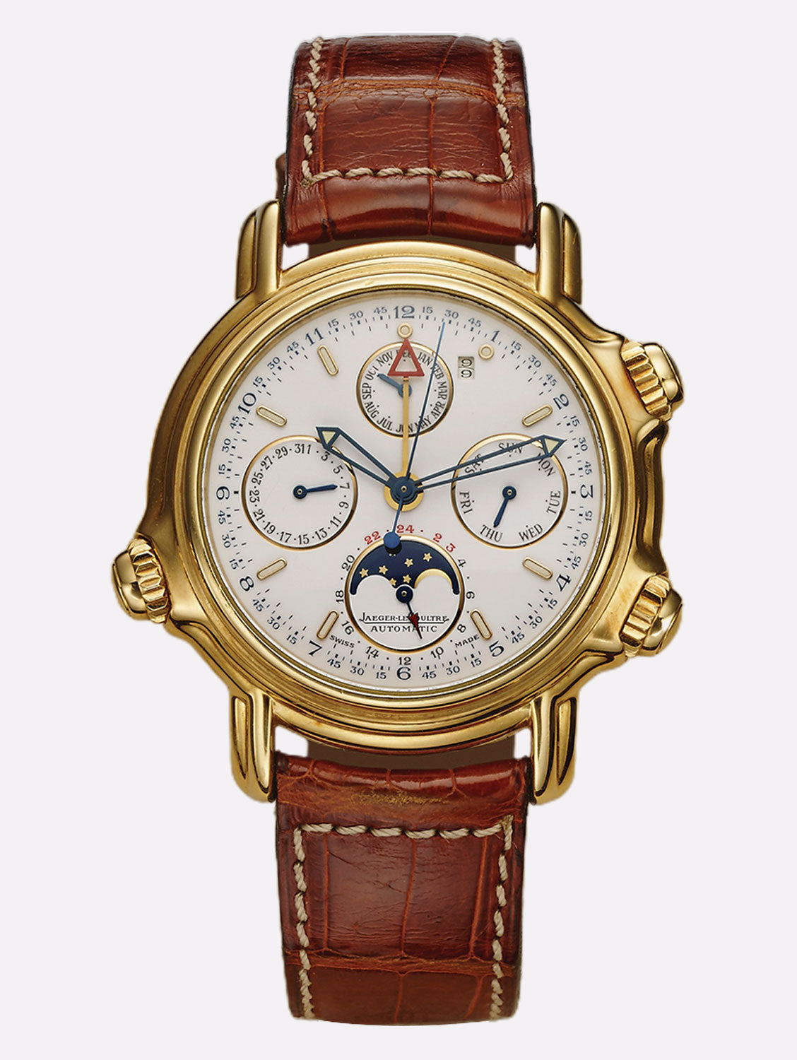 Jaeger LeCoultre Reveil Grande Perpetual Calendar Alarm 18K Rose Gold