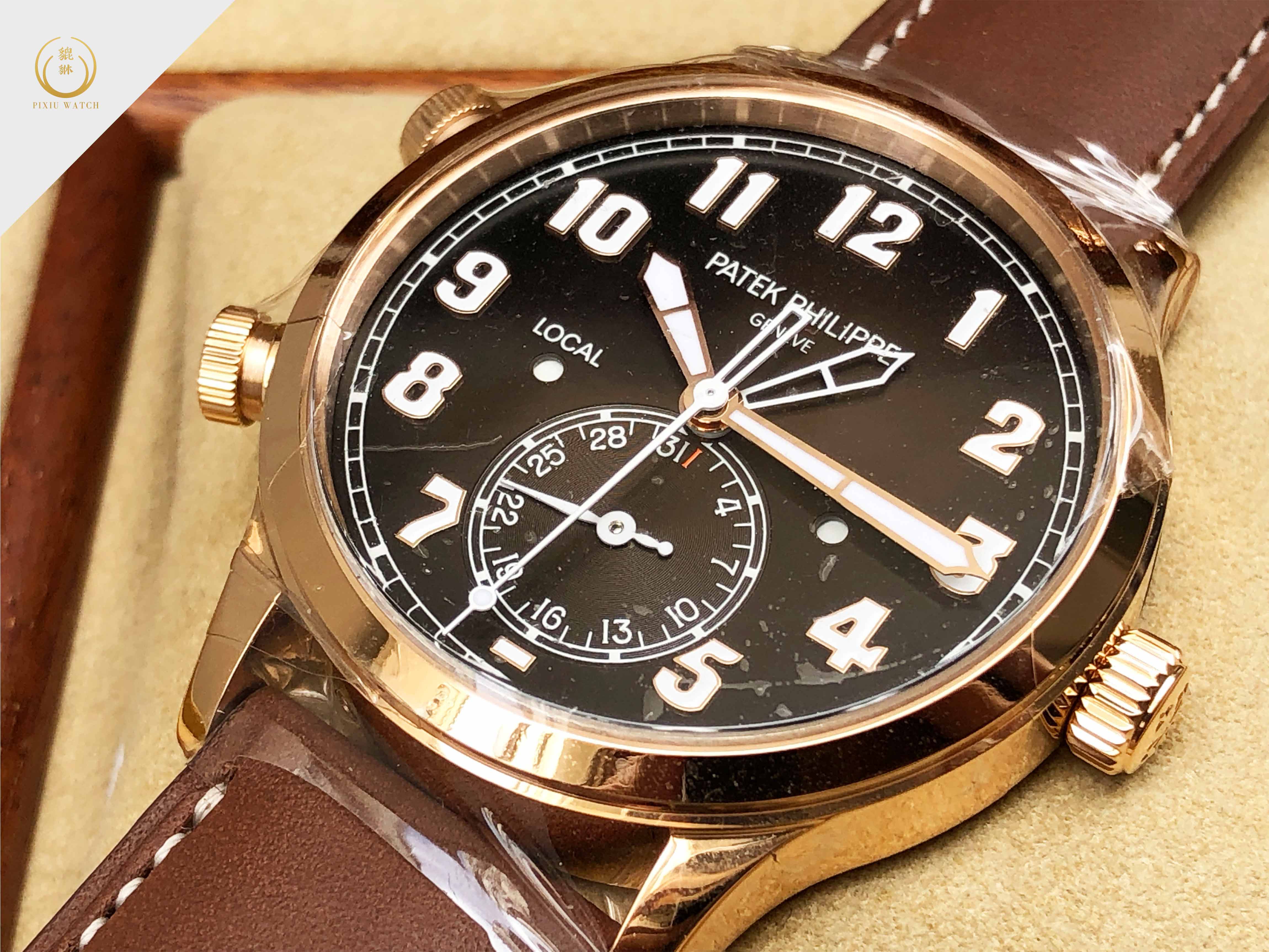 “New” Patek Philippe Calatrava 5524R-001 Pilot Travel Time