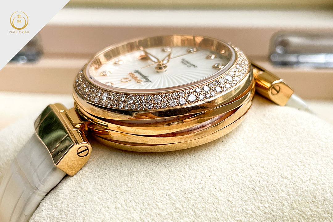 Omega De Ville Ladymatic Co-Axial Chronometer 18K Red Gold