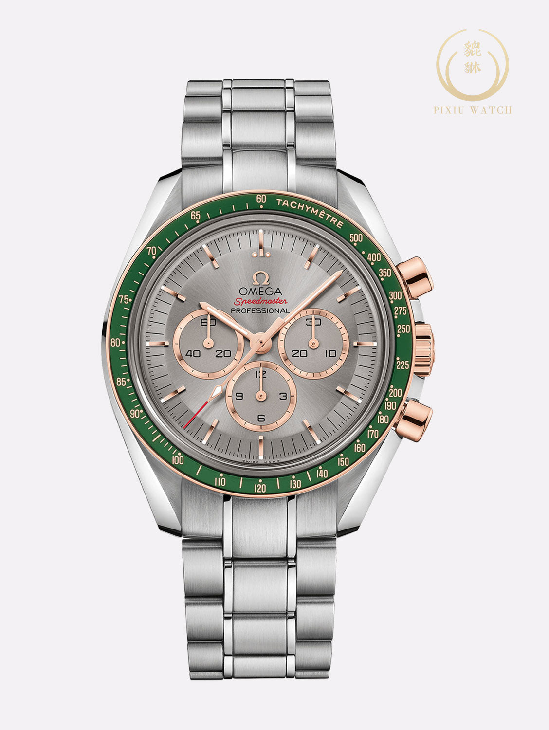 Omega Speedmaster Tokyo 2020 Green Steel/Sedna Gold Limited